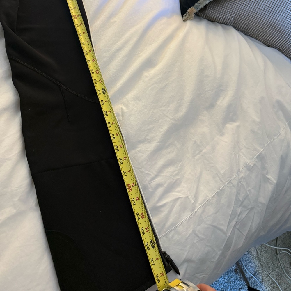 FrauenSchuh lined Black Ski Pants with gray and white detail Austrian Luxury - Picture 13 of 16